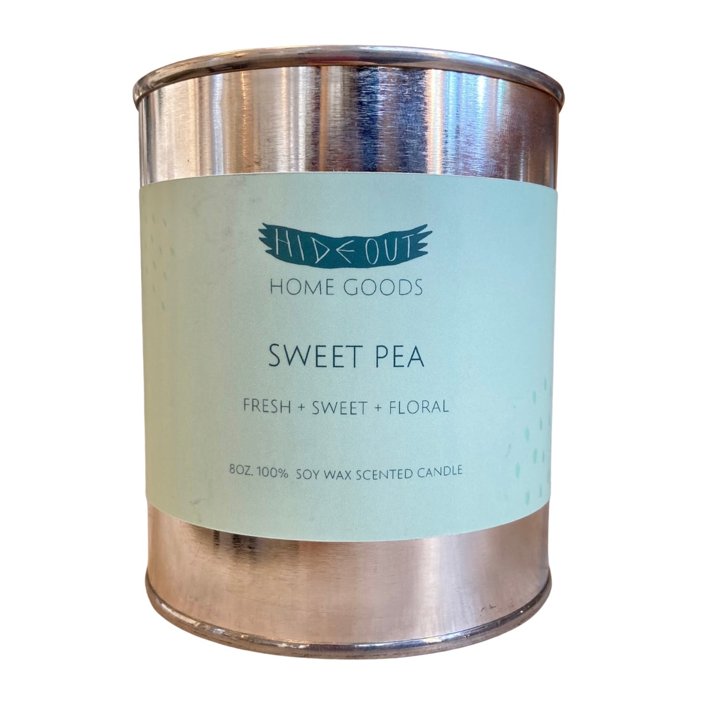 Hideout Scented Soy Candle | Sweet Pea