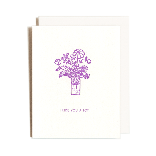Greeting Card | I Like You a Lot Bouquet