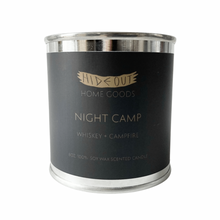 Hideout Scented Soy Candle | Night Camp | Whiskey + Campfire