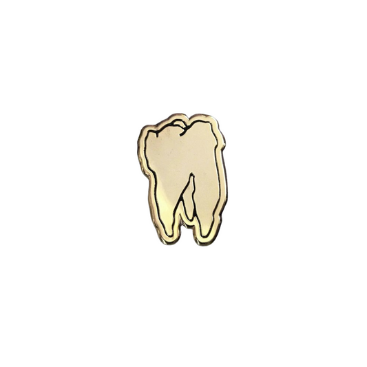 Erin Greenough | Lapel Pin | Gold Tooth