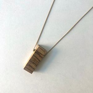 Stable State | Wooden Pendant Necklace
