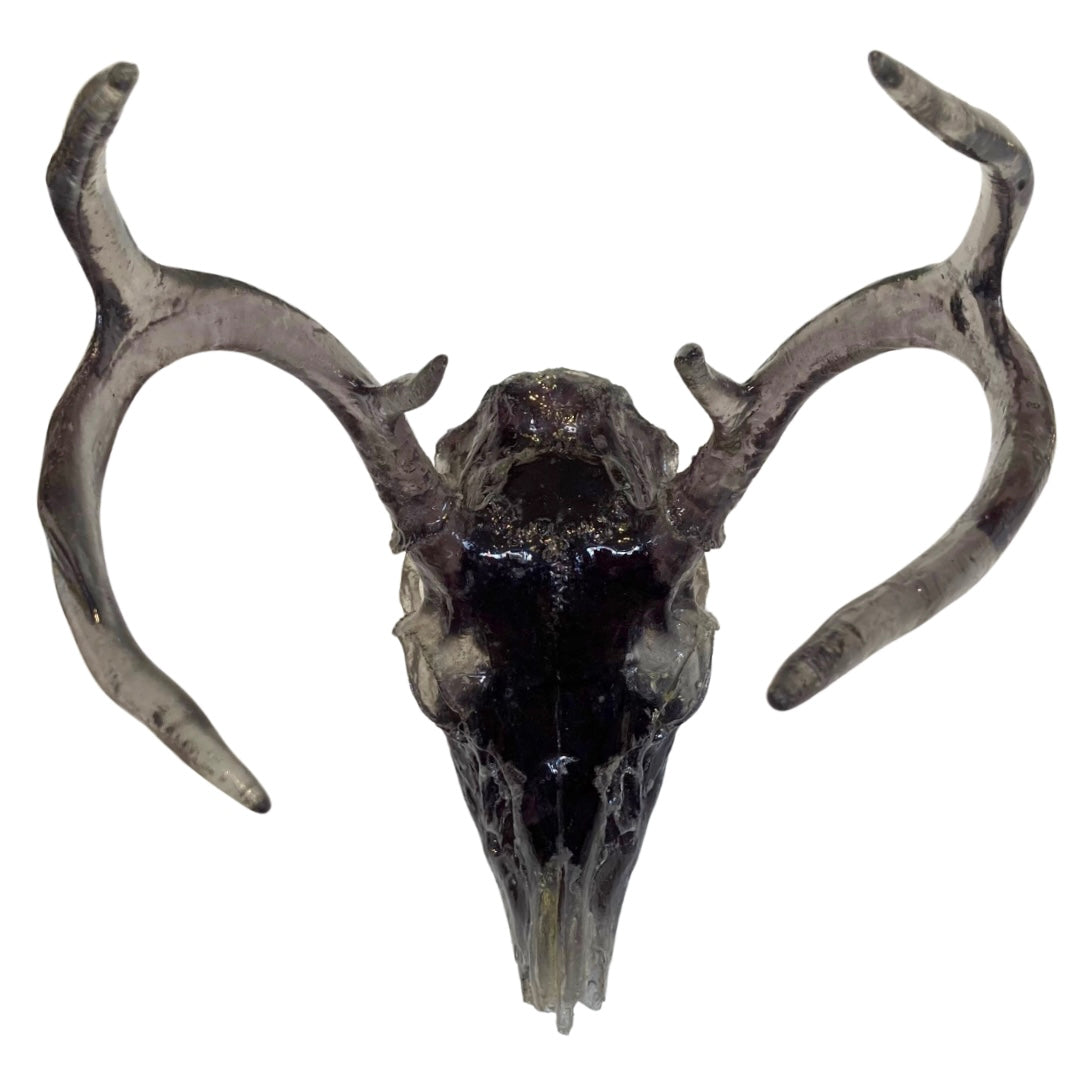 Wild and Precious Art | Resin Skull Rack | Smoky Black | *Local Orders Only*