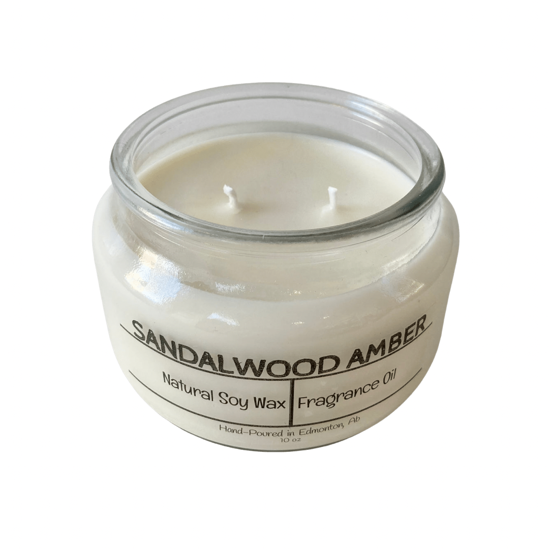 Scented Soy Candle | Sandalwood & Amber