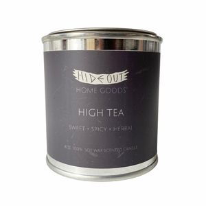 Hideout Scented Soy Candle | High Tea | Spicy Herbal Black Tea