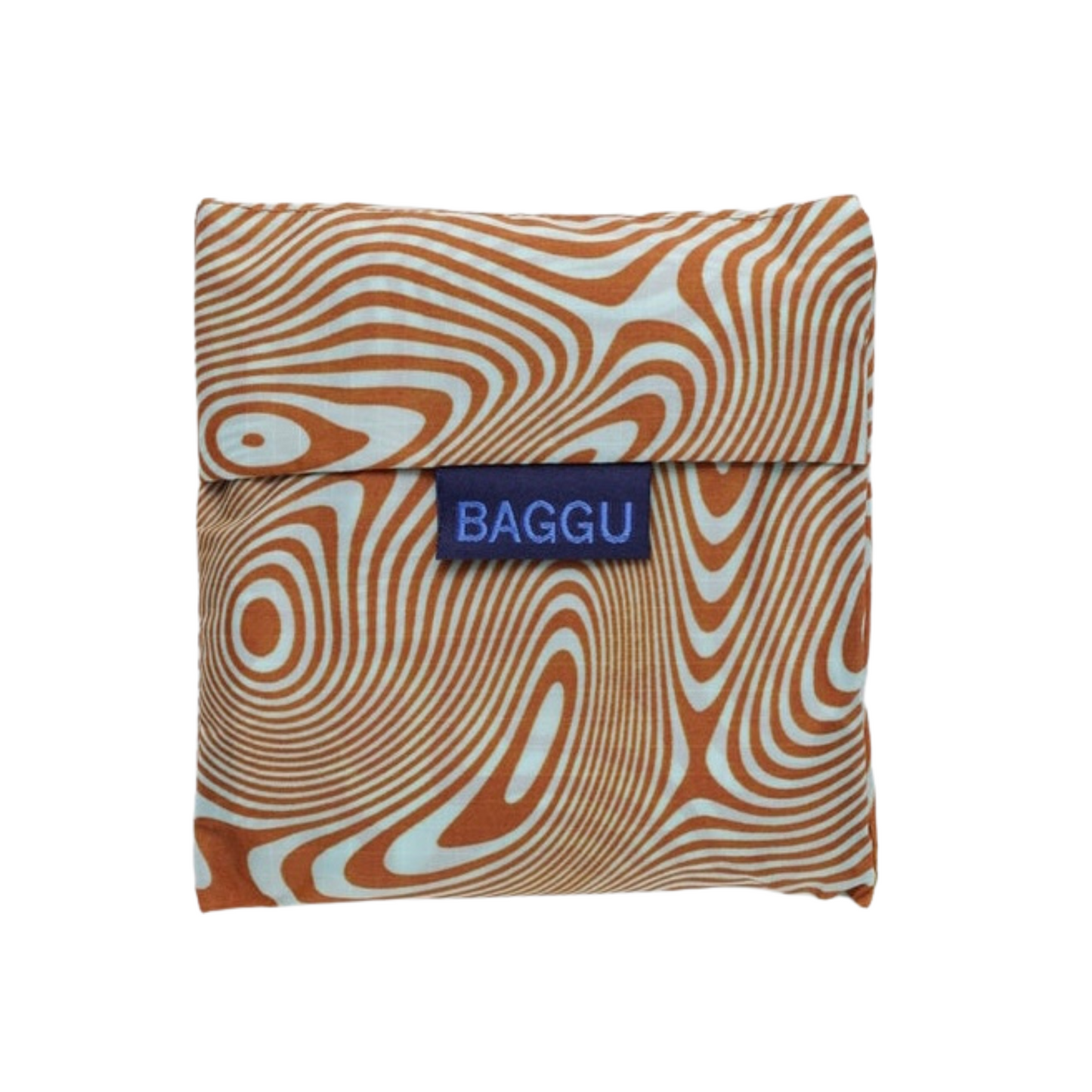 BAGGU Reusable Shopping Bag | Standard Size | Baby Blue Trippy Swirl
