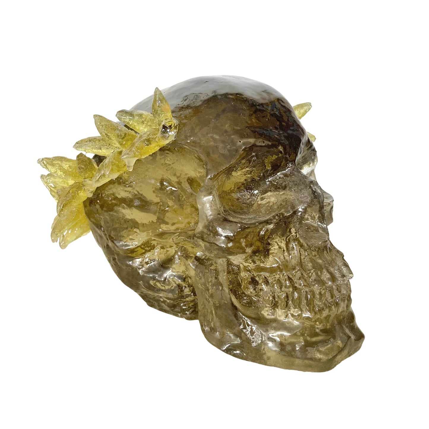 Wild and Precious Art | Resin Skull | Fancy Crystal *Local Orders Only*