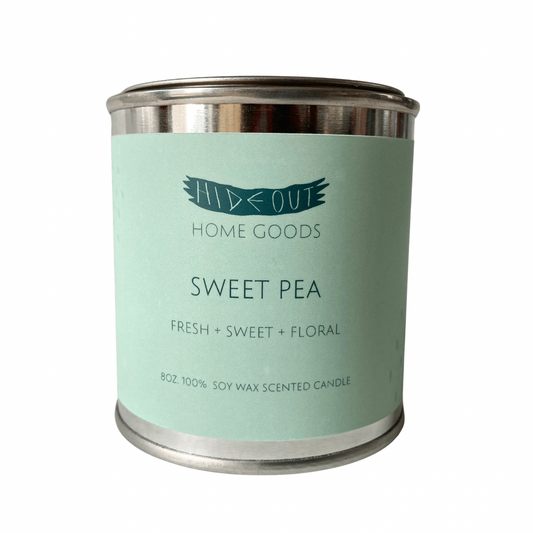 Scented Soy Candle | Sweet Pea