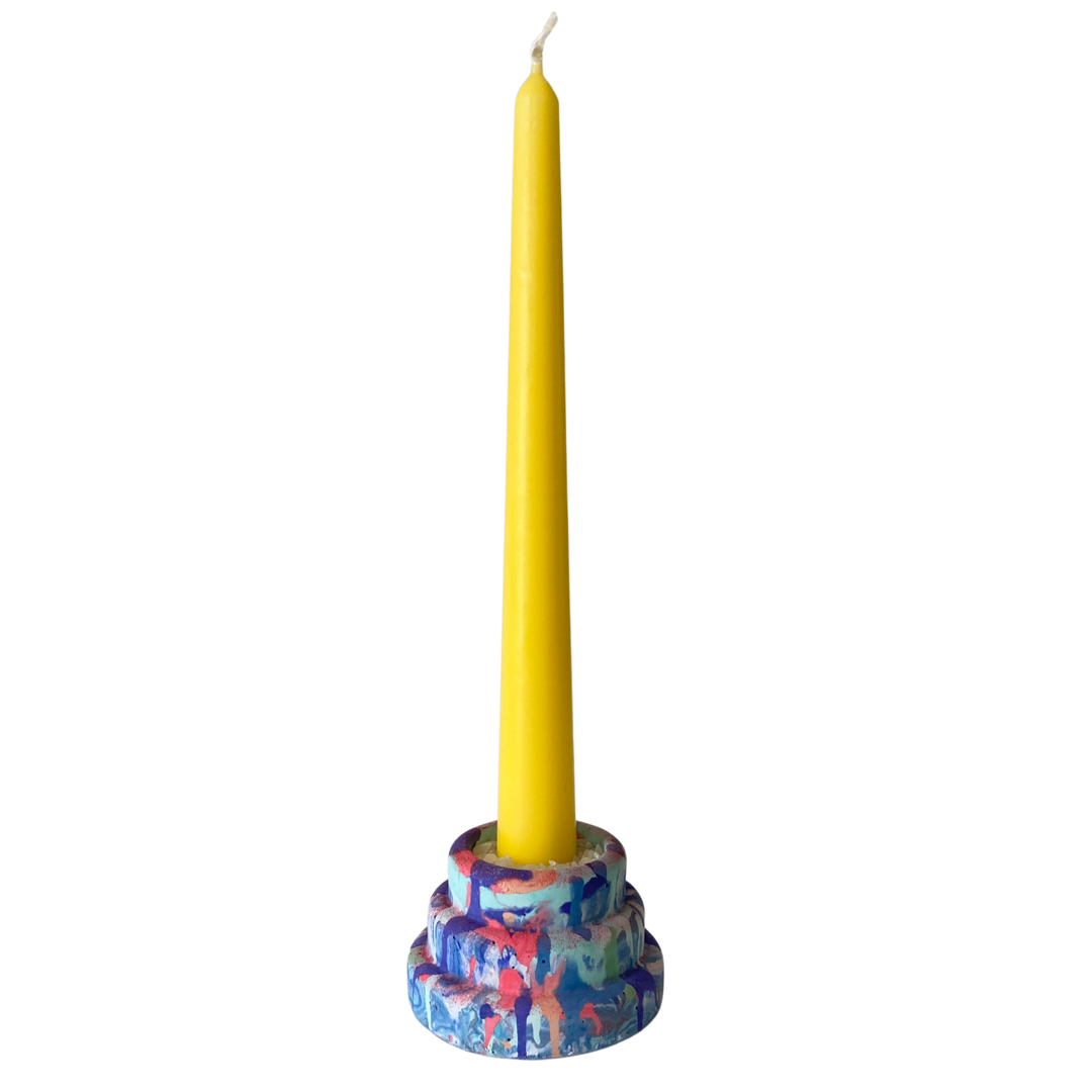 Colour Taper Candle | Yellow