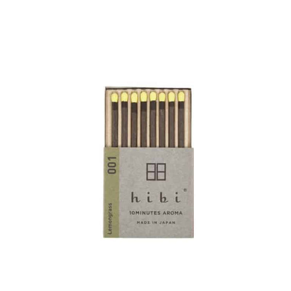 Hibi Incense Matches | Lemongrass
