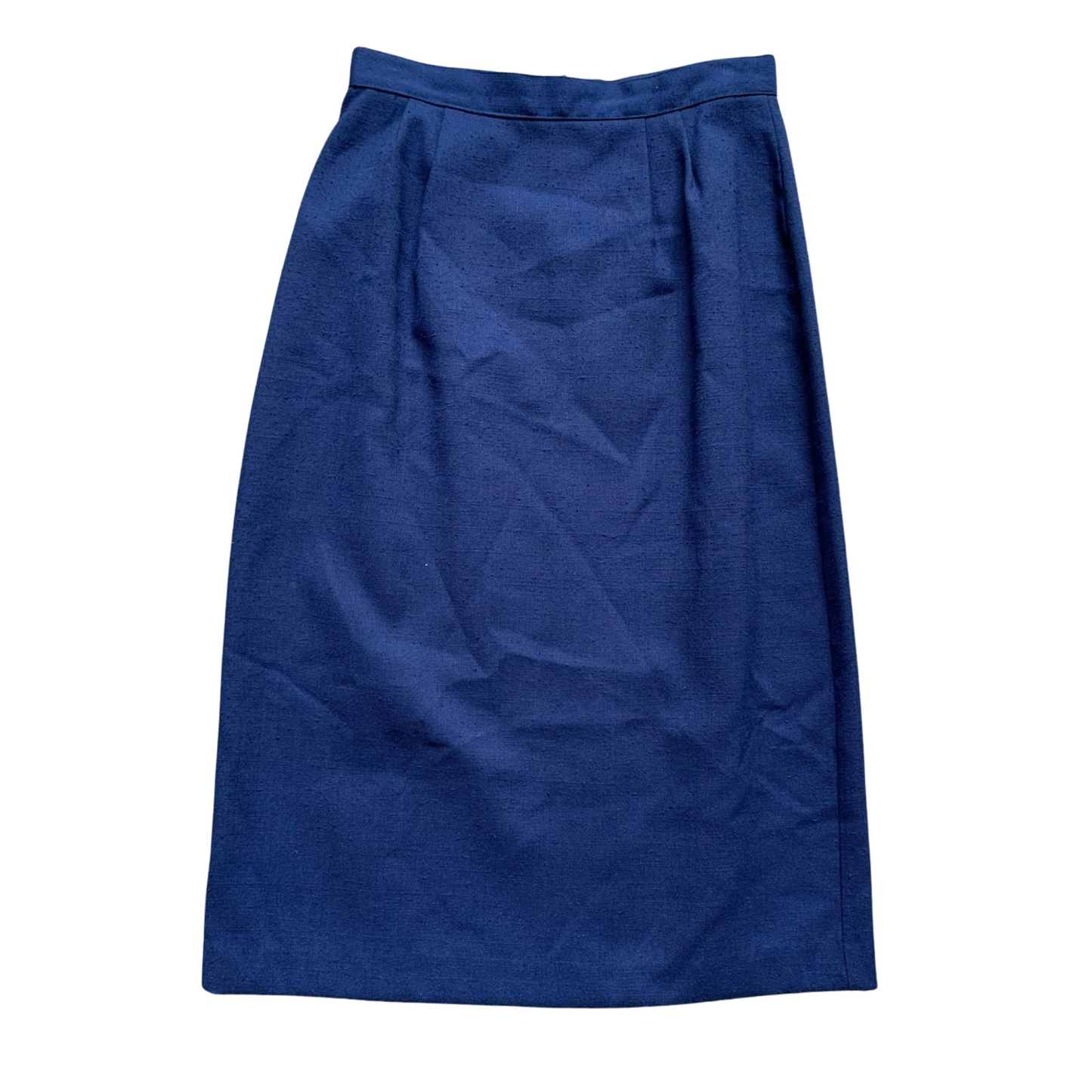 Vintage Blue Pencil Skirt | XS