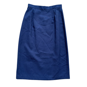 Vintage Blue Pencil Skirt | XS