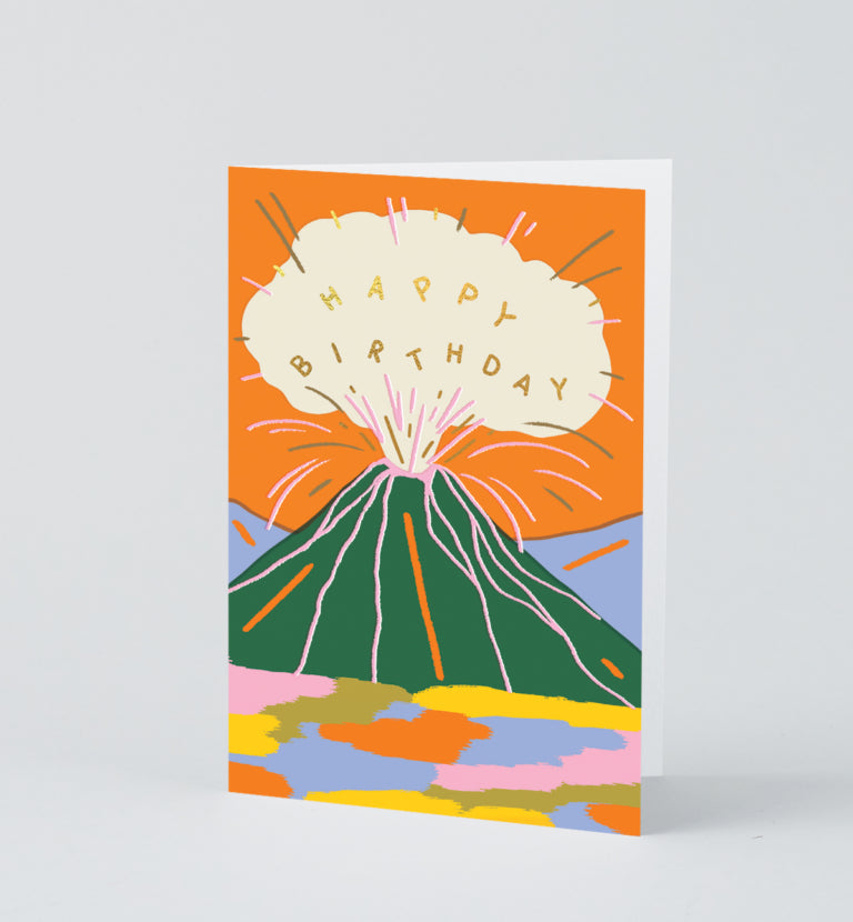 WRAP | Greeting Card | Birthday Volcano